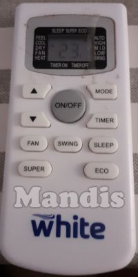Original remote control WHITE WHITE001