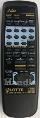 Original remote control LOTTE LRC-420