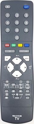 Remote control for JVC MI-RMC1512B