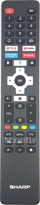 Original remote control SHARP RC-ES02-EN27 (RMC-KTC-0023N)