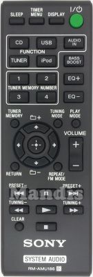 Originalfernbedienung SONY RM-AMU186 Originalfernbedienung SONY RM-AMU186