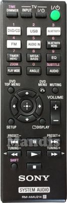 Originalfernbedienung SONY RM-AMU214 (A2060834A) Originalfernbedienung SONY RM-AMU214 (A2060834A)