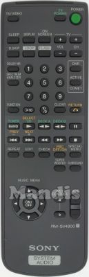 Originalfernbedienung SONY RM-SV4800 Originalfernbedienung SONY RM-SV4800