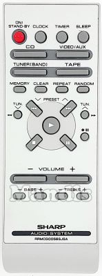 Original remote control SHARP RRMCG0056SJSA