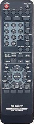 Originalfernbedienung SHARP RRMCGA245AWSA