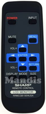 Originalfernbedienung SHARP RRMCGB150WJSA