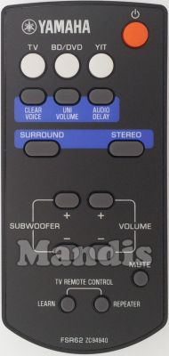Originalfernbedienung YAMAHA FSR62 (ZC949400)