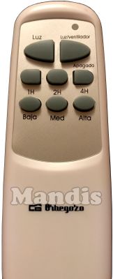 Original remote control ORBEGOZO RCM 8225 Original remote control ORBEGOZO RCM 8225