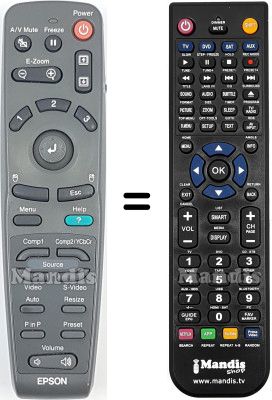 Replacement remote control 6006170