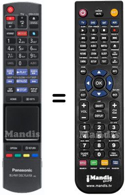 Replacement remote control Panasonic N2QAYB000767