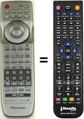Gleichwertige Fernbedienung Pioneer VXX2785