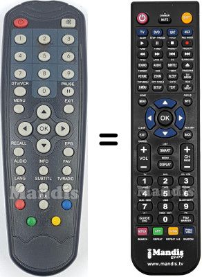 Gleichwertige Fernbedienung WN-628