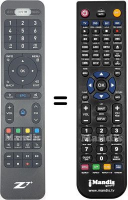 Replacement remote control Z7Plus