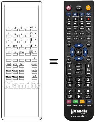 Replacement remote control 94519 F