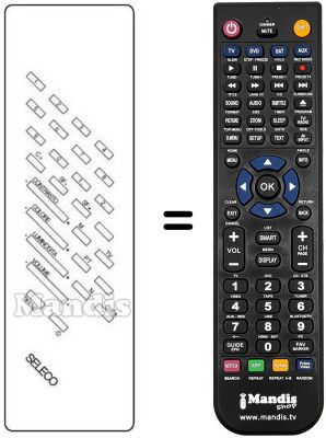 Replacement remote control STERN 2886