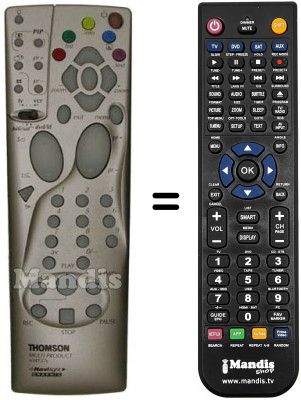 Replacement remote control Thomson 42 WM 04 ST Replacement remote control Thomson 42 WM 04 ST
