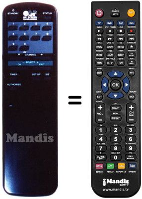 Replacement remote control 340 OSP