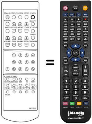 Replacement remote control Cosmel 3747