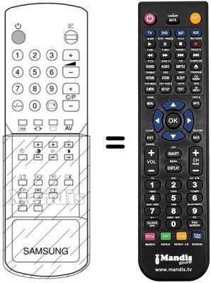 Replacement remote control 3F14-00033-470
