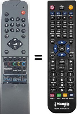 Replacement remote control Bluesky NR TD 51