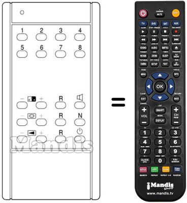 Replacement remote control 6110