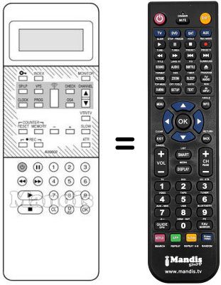 Replacement remote control A09801
