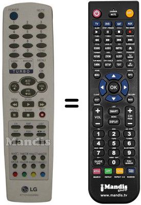 Replacement remote control 6710V00088B