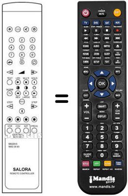 Replacement remote control 5652 20 93