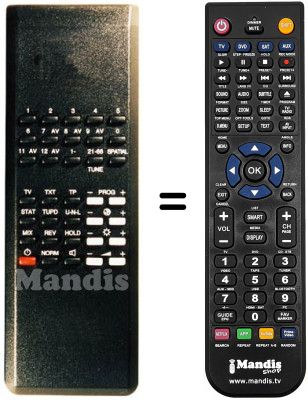 Replacement remote control A 516040