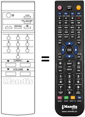 Replacement remote control 596618-6