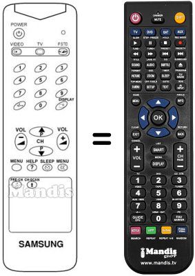 Replacement remote control AA59-10081N