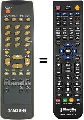 Gleichwertige Fernbedienung AA59-10093 Y