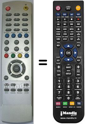 Replacement remote control Amstrad LCT 1930