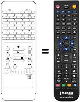 Replacement remote control AV 5636