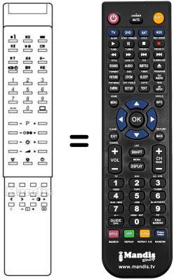 Replacement remote control 5652 20 82
