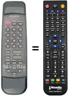 Gleichwertige Fernbedienung CLE 937