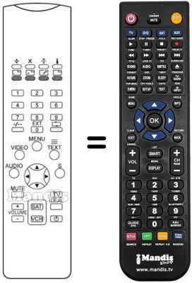 Replacement remote control 5652 18 15