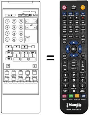 Replacement remote control EUR 51204