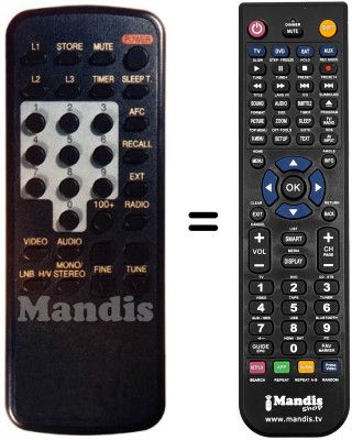 Replacement remote control FB 150 Replacement remote control FB 150