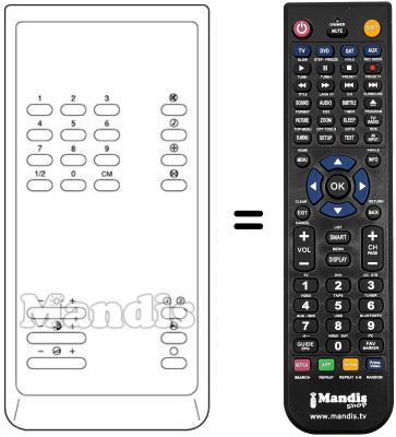 Replacement remote control FB 50
