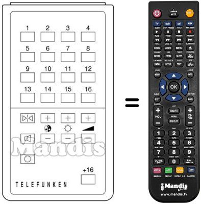 Replacement remote control FB 532