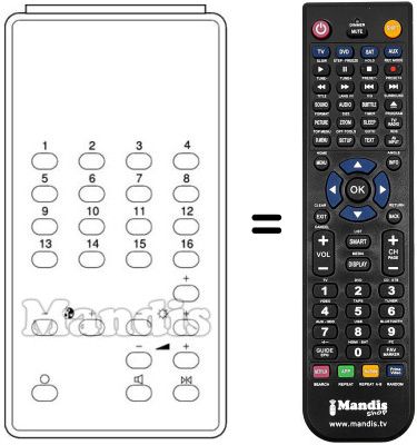 Replacement remote control FB 632