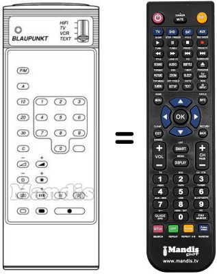 Replacement remote control IB 39 S