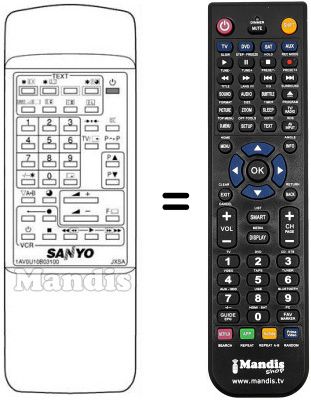 Replacement remote control JXSA