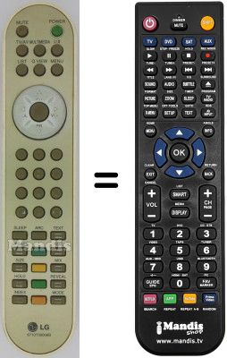 Gleichwertige Fernbedienung LG RZ-23LZ50