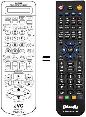 Gleichwertige Fernbedienung LP 20667-003