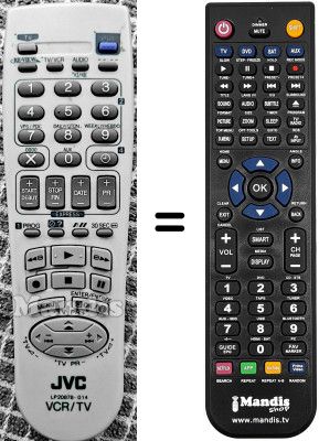 Gleichwertige Fernbedienung LP 20878-014