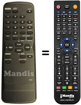 Gleichwertige Fernbedienung NA 690