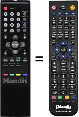 Gleichwertige Fernbedienung Orion 32 LB 1000 H