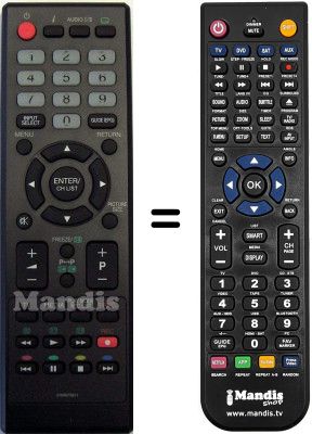 Replacement remote control Orion 076R0TR011